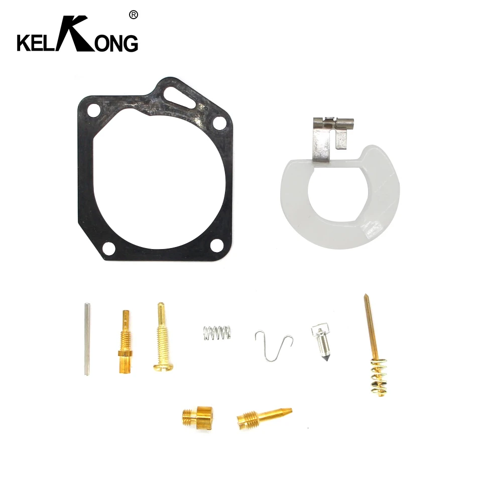 KELKONG Carburetor Rebuild Kit For PZ19 PZ19J  Repair Kit for Scooter Moped Jog50 Jog90 1E40QMB 1PE40QMB E-TON Polaris accessori