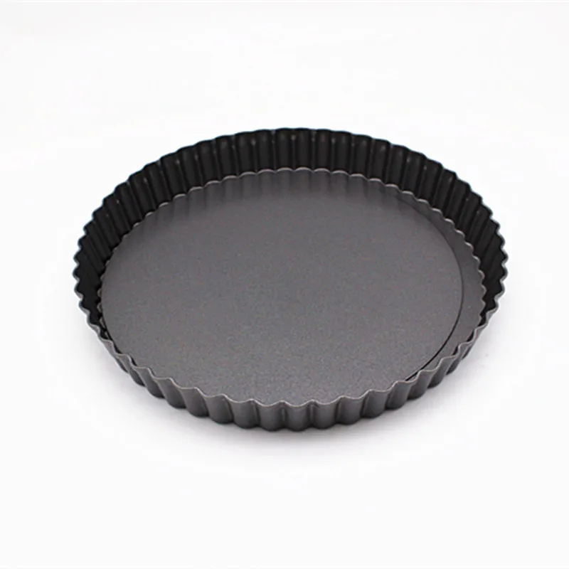 8/10/12/20/22/24/26/28cm Pie Muffin Cupcake Pans Non-Stick Tart Flan Pan Molds Pizza Cake Mold Removable Bottom Round Bakeware