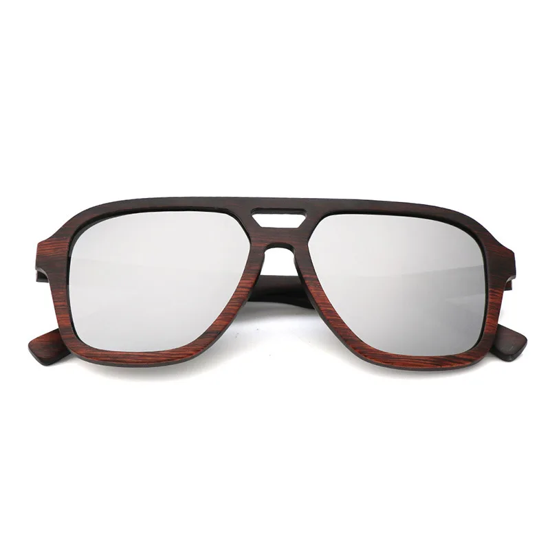 Brand Design Zebra Wood Sunglasses Men Polarized Lens Bamboo Sun Glass For Women Free Shipping