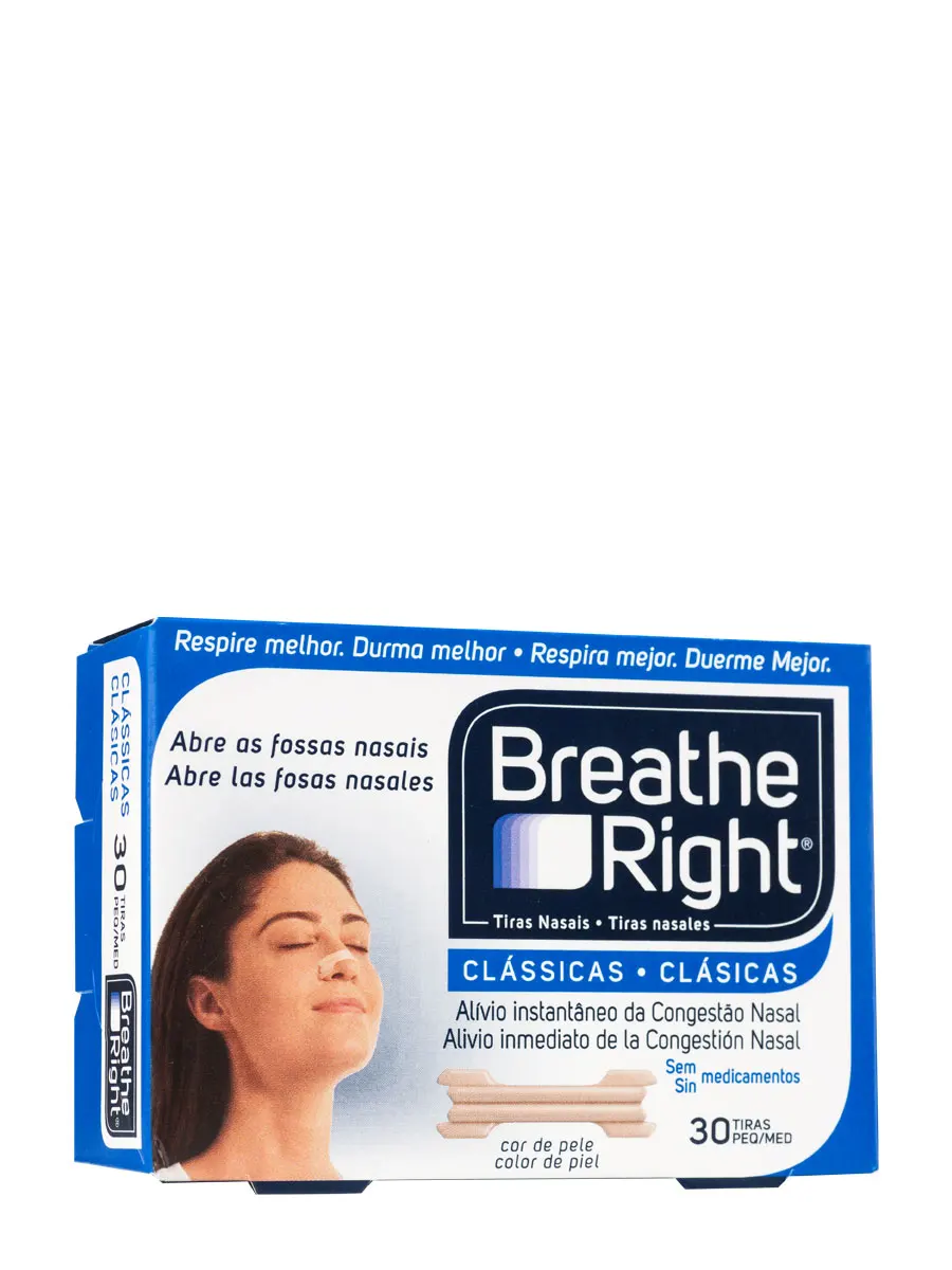 Breathe right large size nasal strip 30 units-relieves nasal congestion