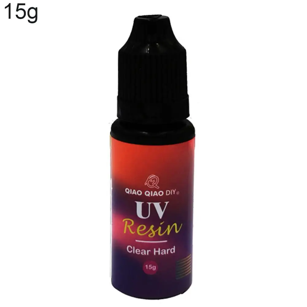 10/15/25/60/120/200g UV Resina Dura Cola Ultravioleta Transparente LED DIY Verniz