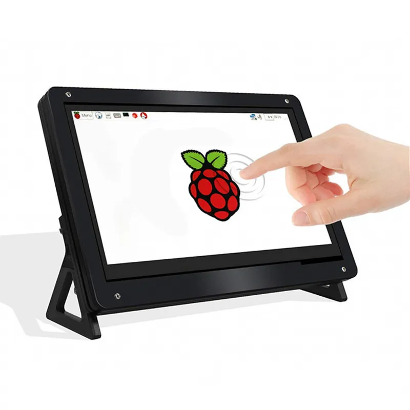 7 inch IPS LCD Display USB Capacitive Touch Secondary Screen Monitor 1024x600 HDMI-compatible For Raspberry Pi Windows AIDA64