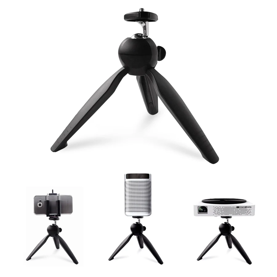 Portable Mini Table Tripod Projector Holder Generic 1/4 Screw interface For XGIMI CC KK Z6 Halo/ MoGo/ MoGo Pro Play X G02V G03V