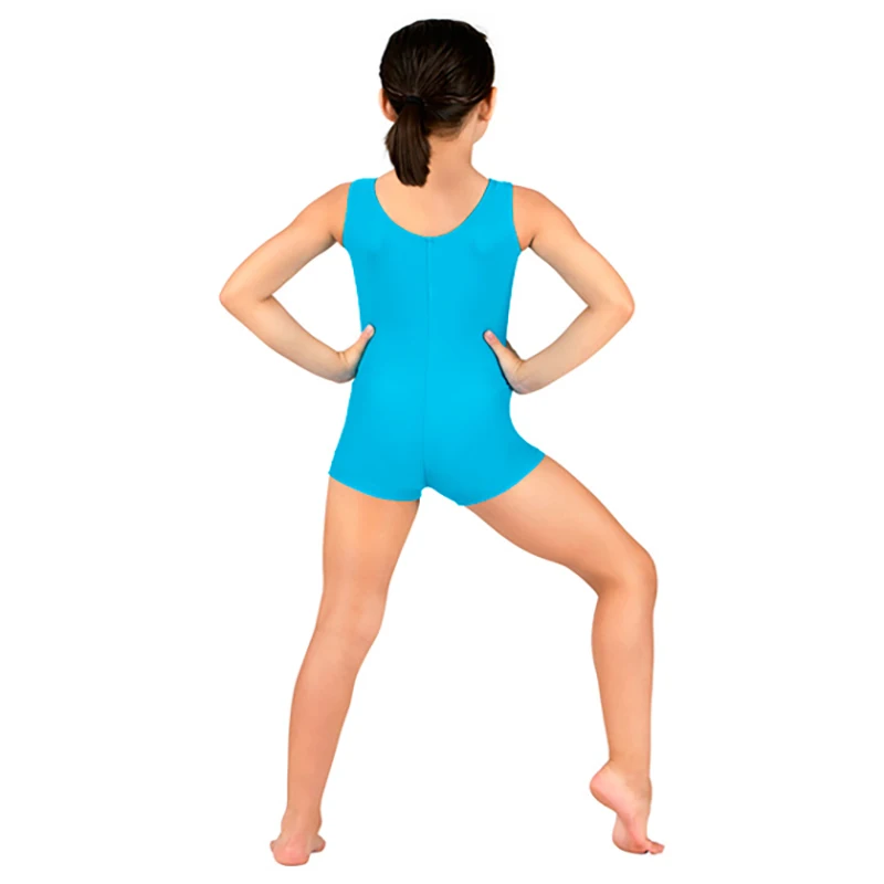 Speerise Child Tank Sleeveless Shorty Unitard Boys Spandex Unitard Biketard Dance Ballet Leotard Costumes for Girl
