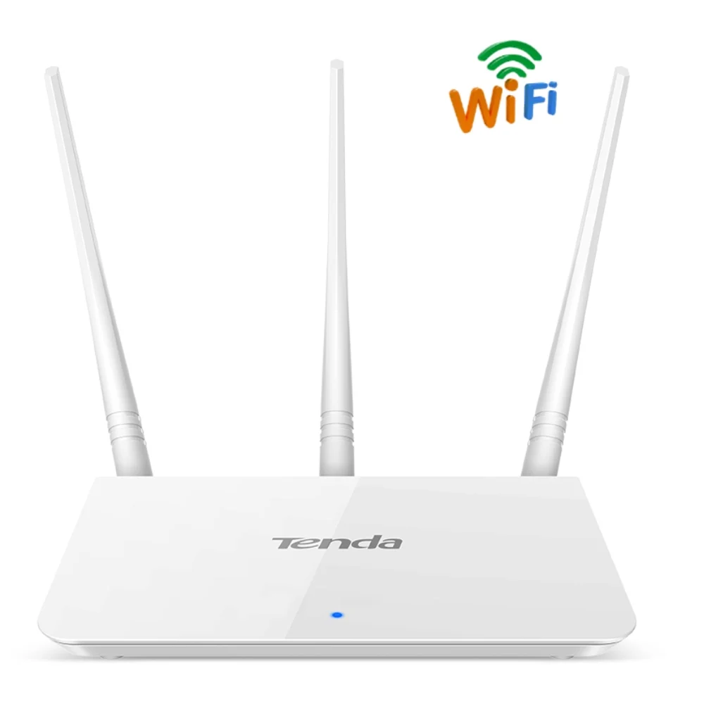 Tenda F3  300Mbps wireless router Wifi Repeater AP router Mode 1WAN+3LAN RJ45 Ports Multi Language Firmware 3 Internal Antennas