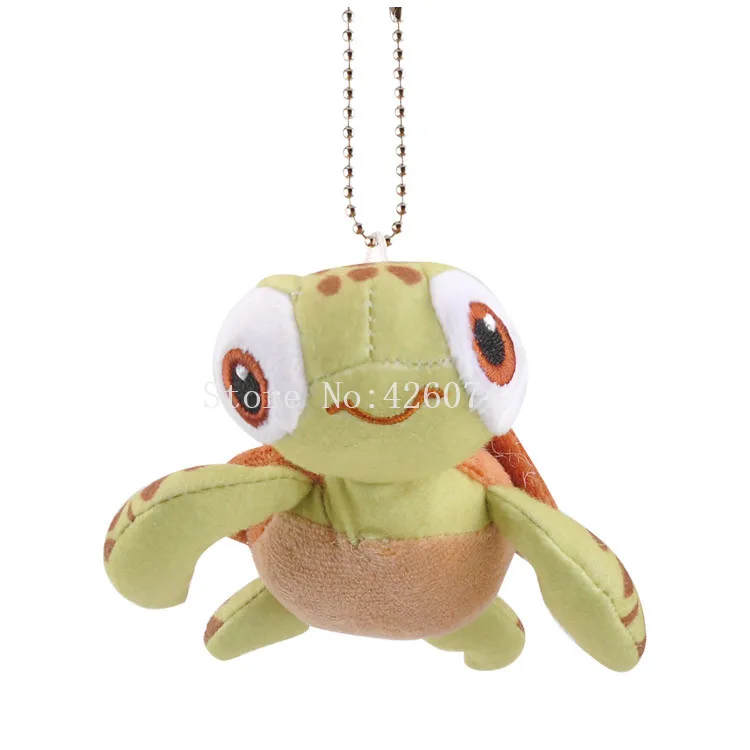 New Squirt Turtle Mini Plush Keychains Small Pendant Kids Stuffed Animals Toys For Children Gifts 10CM