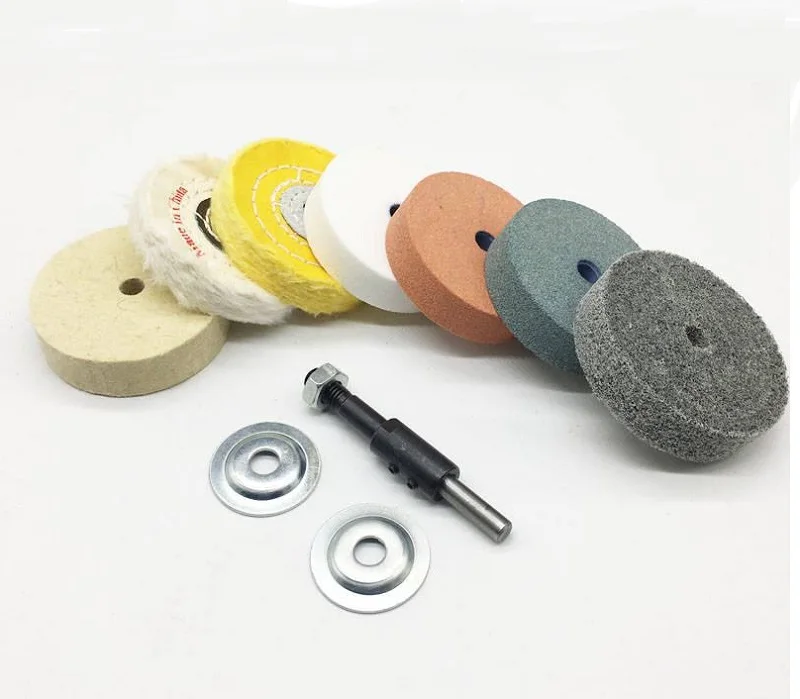 Mới 76X20 Mm Len Nỉ Đánh Bóng ĐỆM PHỒNG Đá Mài Với 8 Mm Vỏ Cho Máy Khoan Điện Làm Việc Xoay dụng Cụ
