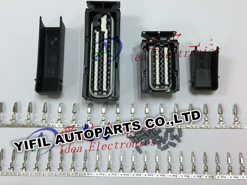 12/5sets/lot 52P 28P 52 Pin 28 Pin ECU Automotive Tyco Connector Plug With Shell 1393454-6 1393454-1 1393450-1 1393436-1