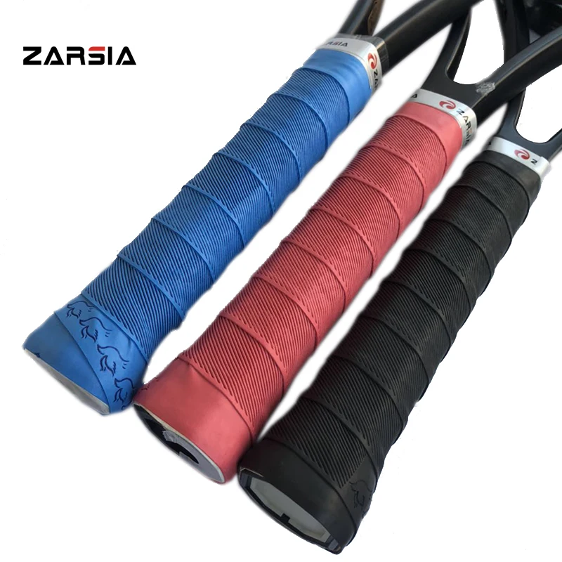 3pcs Retail ZARSIA Tennis overgrip tennis rackets replacement grip,embossing badminton grip,fishing rode grips