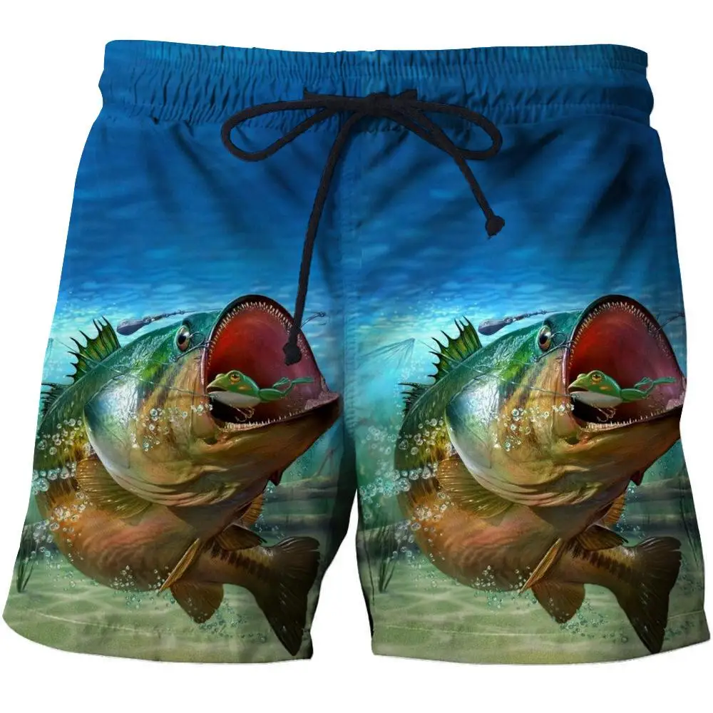 3d Fish Quick Dry Summer Mens Siwmwear Men Beach Board Shorts Briefs For Men Swim Trunks Swim Shorts Beach Wear Asian size s-6xl