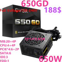 New Original PSU For EVGA 80PLUS Gold Game Mute Power Supply 650W 550W 450W Power Supply 650GD 550GD 450GD