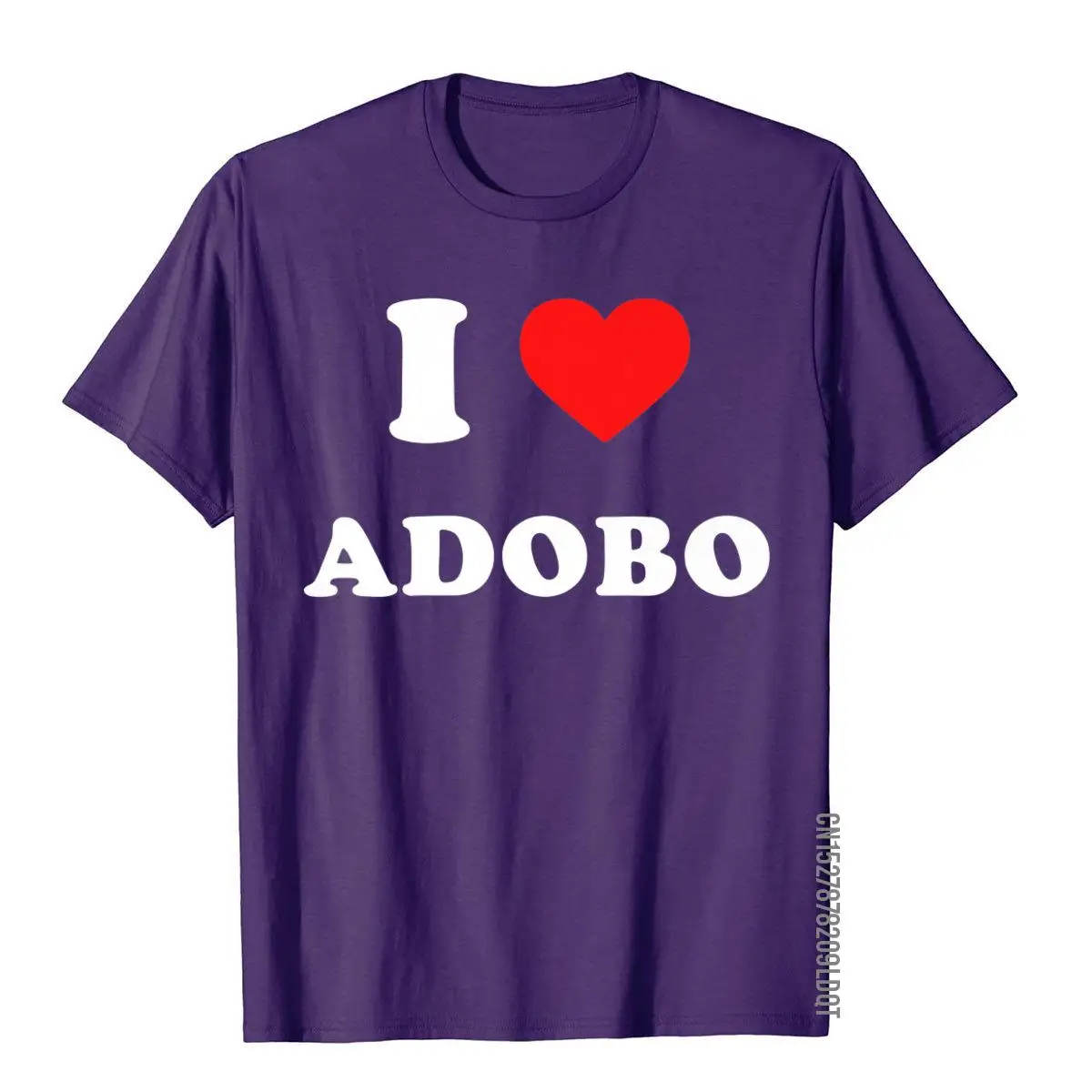 I Love Adobo Filipino Food Philippines Premium T-Shirt Designer Male T Shirt Slim Fit Tops & Tees Cotton Printed