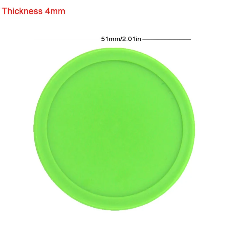 10Pcs 51mm/64mm ABS Air Ice Hockey Pucks Piece Children Table Mini Ice Hockey Piece Replaceable For Ball Sport Accessories