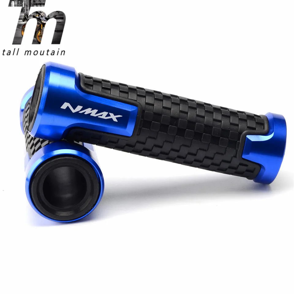 2018 NEW LOGO N-MAX 7/8'' 22MM CNC Motorcycle handle grips racing handlebar grip For YAMAHA NMAX 155 2015 2016 2017