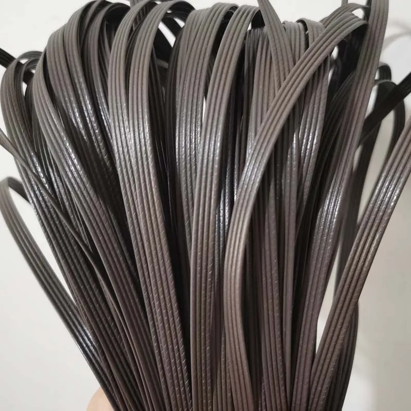 10 Meters 4 Stripes PE Flat Synthetic Rattan Handmade Weaving Plastic Cane Material Knit Repair Table Chair Basket
