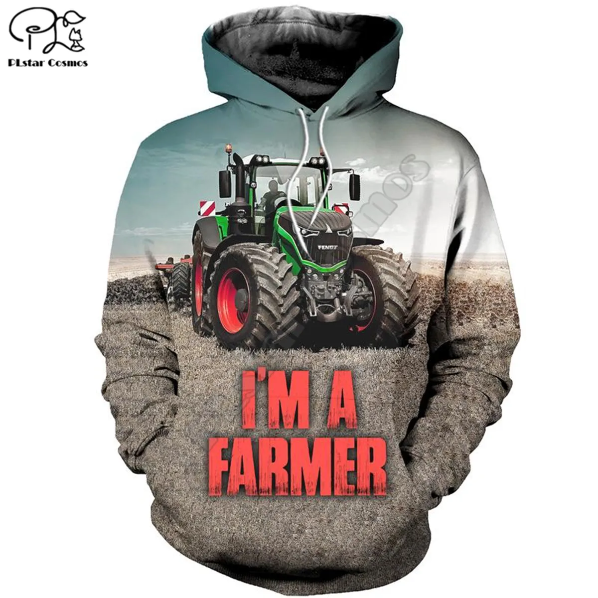 

Tractor I am a farmer 3D printed Hoodie Sweatshirt Hoodie Sweatshirt Hoodies Harajuku Autumn Streetwear women men Casual