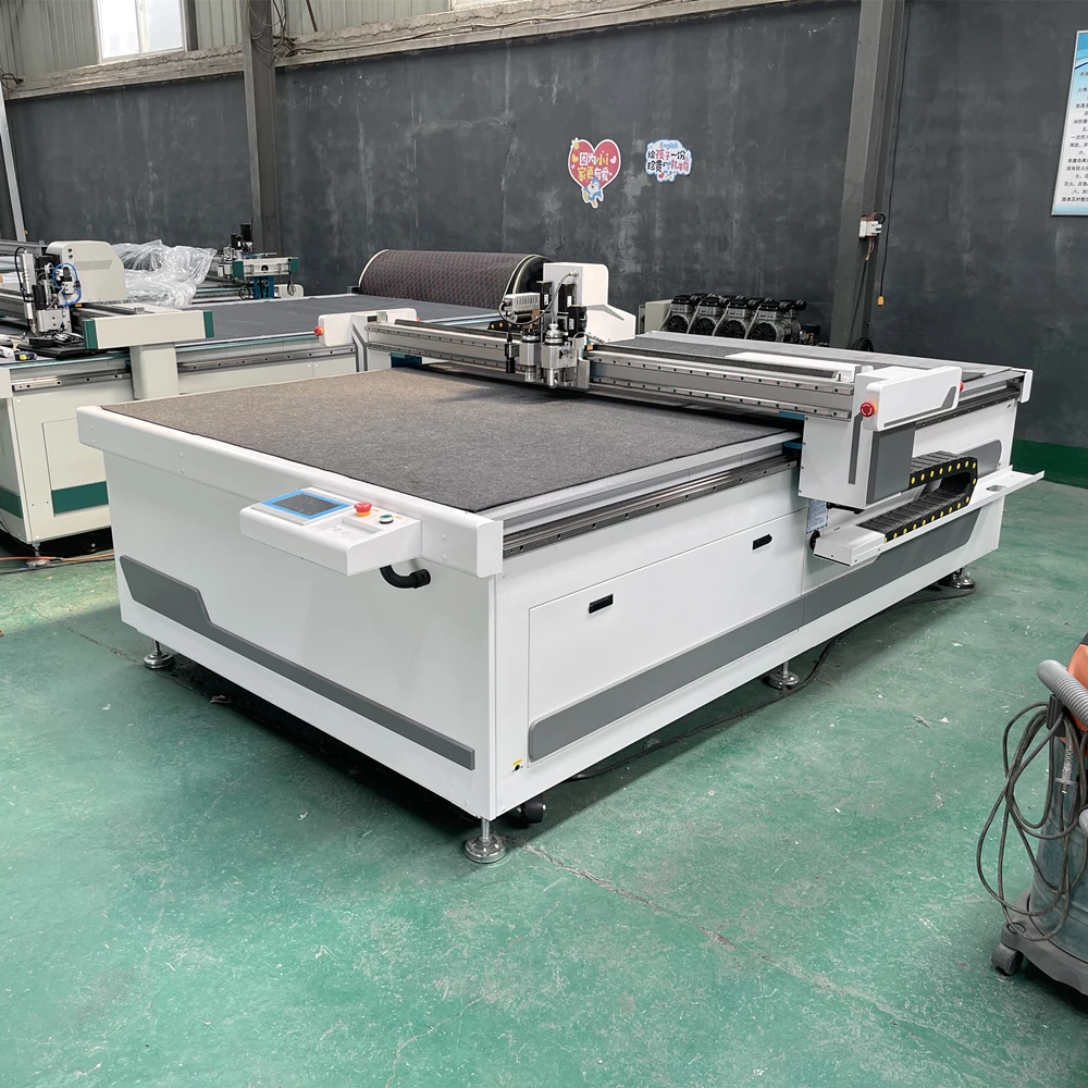 

Flat Bed Cutter Plotter Cardboard Cutting Flatbed Shoes Pattern Oscillating Knife CNC Cutting Machine