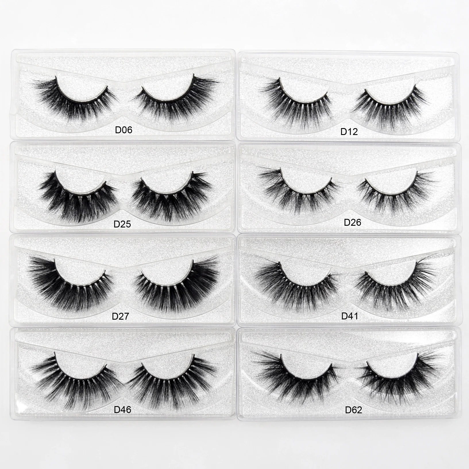 Wholesale Eyelashes 20/30/50/100 pcs 3D Mink Lashes Natural Mink Eyelashes Wholesale False Eyelashes Makeup False Lashes In Bulk