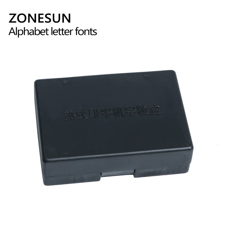 ZONESUN A-Z 0-9 Character Letter Number Hot Letter for ZY-RM5-E Code Ribbon Date Printing Machine