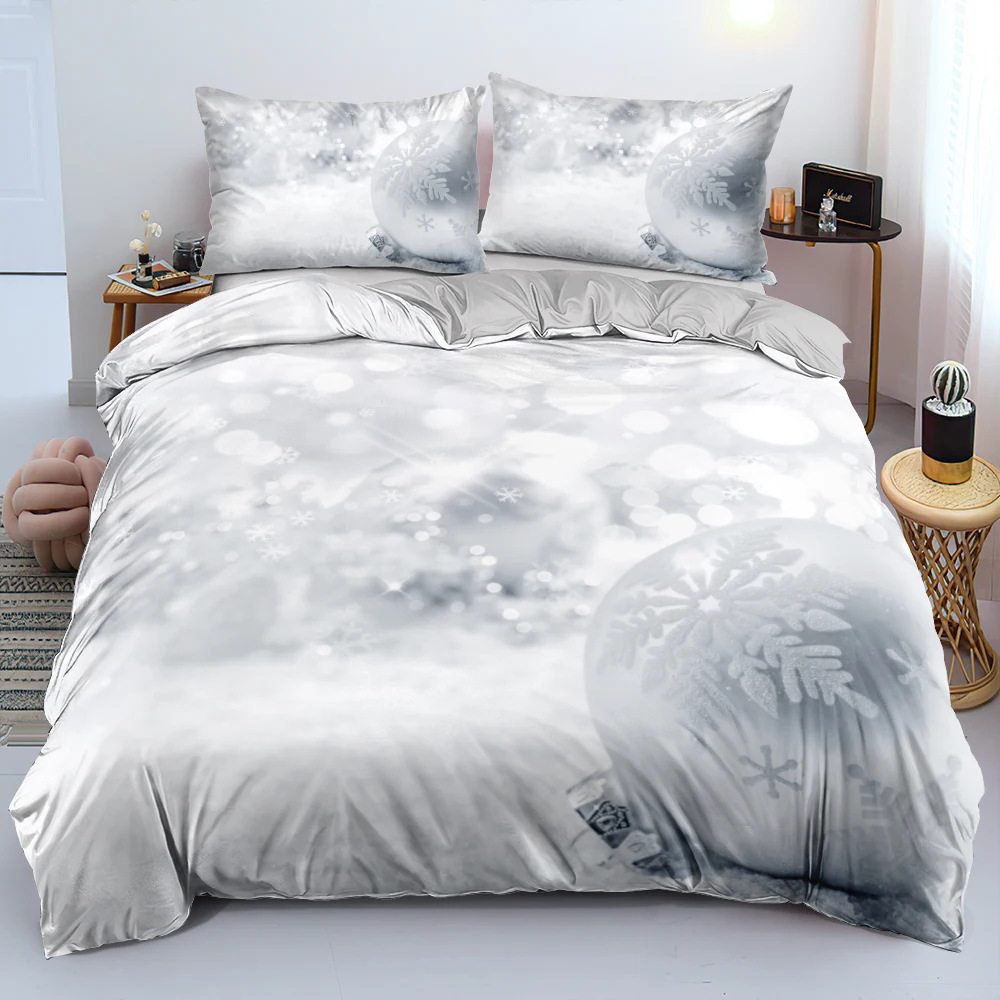 

Duvet Cover Sets Animal Christmas King,Queen,Full Digital Printing Comforter Covers 3pcs Bed Linen Bedding Set Color 230x220cm