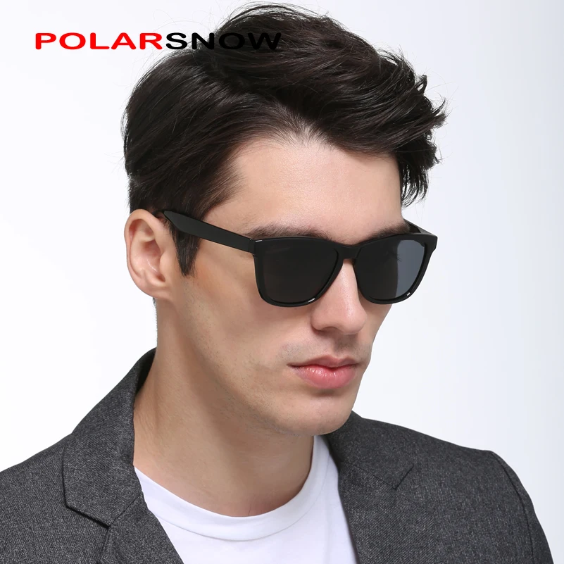 POLARSNOW Polarized Mirror Sunglasses for Men Women Fashion Sun Glasses Valentine Gift Driving P0717