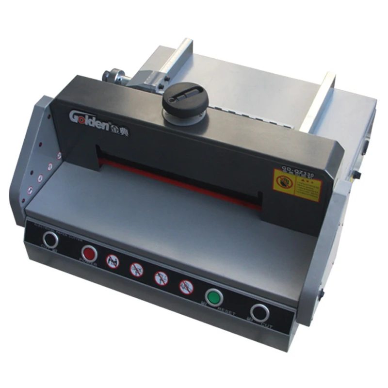 Electric Desktop Paper Cutter A4 Size QZ330 Office Home Photo Document Automatic Guillotine Trimmer 220V/110V