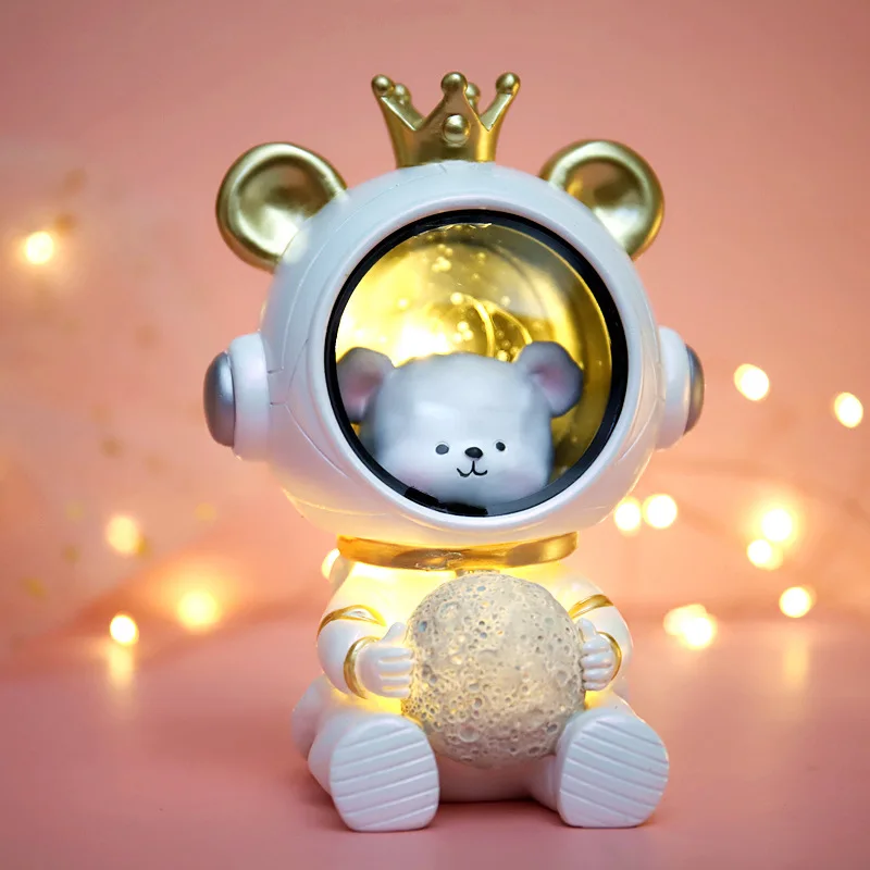 Astronaut Night Light Children's Day Toy Gift Star Ornaments Collection Cute Cartoon Christmas Decorations