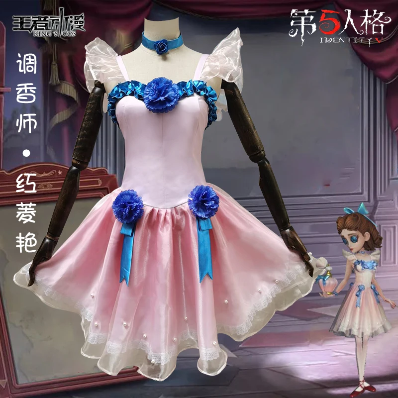 

Willa Nair Cos Identity V Cosplay Anime Game Man Woman Uniform Costume Set Dress + Neck Decoration + Bow Tie + Kc + Bracelet