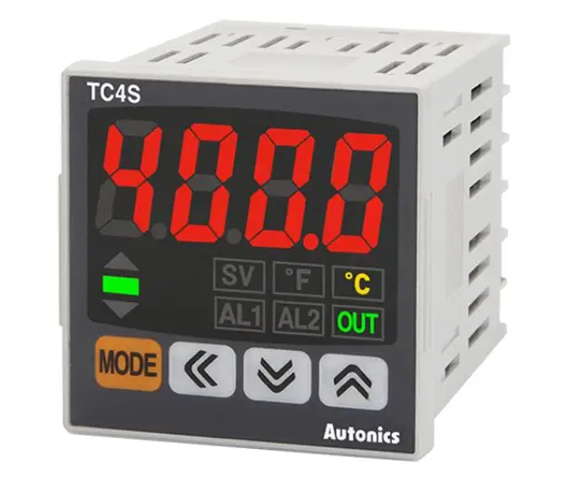 TC4S-14R Temp Control, 1/16 DIN, Single display, 4 Digit, PID Control, Relay & SSR Output, 1 Alarm Output, 100-240 VAC