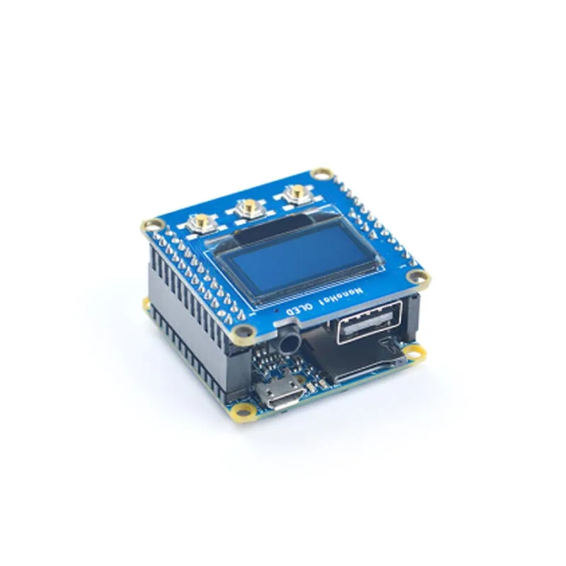 NanoHat OLED, Python programming driver open source support NanoPi NEO, NEO2, Air, etc.