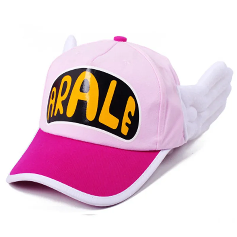 Anime Lovely Adults Hat Dr.Slump Cosplay Arale Cap Sweet Angel Wings Hats Cotton Baseball Caps Party