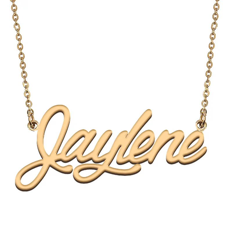 

Jaylene Custom Name Necklace Customized Pendant Choker Personalized Jewelry Gift for Women Girls Friend Christmas Present