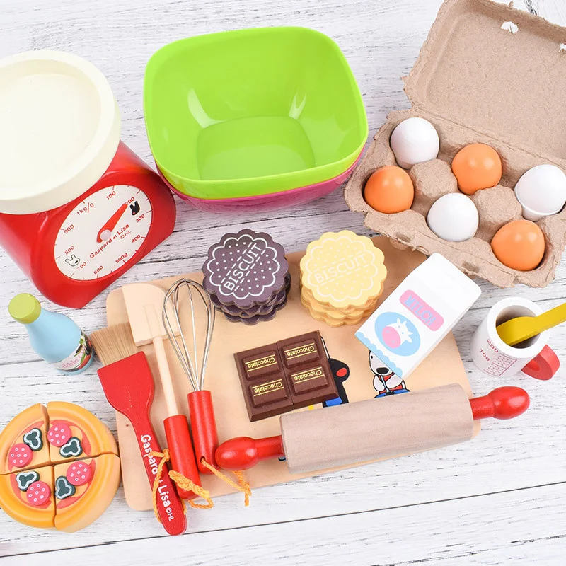 Magnetisches Werkzeug Küche Montessori Gehirnspiel Spielzeug Hamburger Spielhaus Spielzeug Simulation Gewürz Backen Spielzeug Holz Lernspielzeug