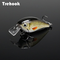 TREHOOK 4.5cm 6g Mini Minnow Wobblers Crank Fishing Lure Artificial Minnow Jerkbait Floating Hrad Lure For Trout Fishing Bait