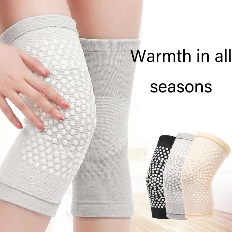 2pcs Self Heating Support Knee Pads Knee Brace Warm for Arthritis Joint Pain Relief and Injury Recovery Belt Knee Massager Foot