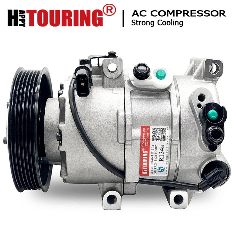 A/C Compressor for Hyundai Accent Kia Rio 2011-2017 977011R100 977011W600 97701-1R100 97701-1W600  97701 1R100 97701 1W600