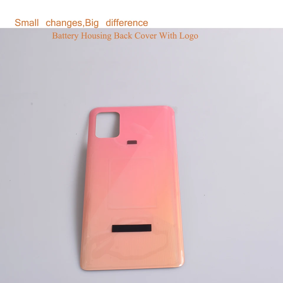 10Pcs/Lot For Samsung Galaxy A51 Housing Battery Cover A51 A515 A515F Back Cover Real Case Door Chassis Shell Replacement