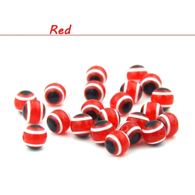 Cuentas de pesca ojo de pez 6mm 8mm para Carolina y Texas Rigs lubina