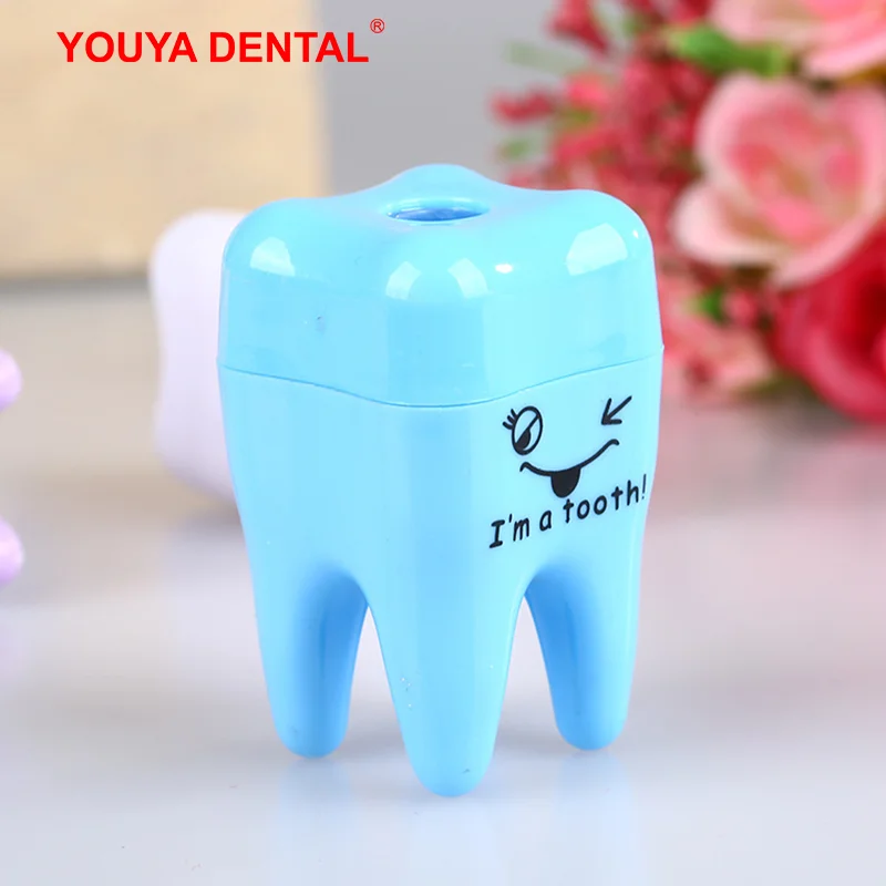 20pcs/lot Cute Pencil Sharpener Kawaii Tooth Shaped Single Hole Pencil Sharpeners Stationery Supplies Student Kids Dentist Gifts