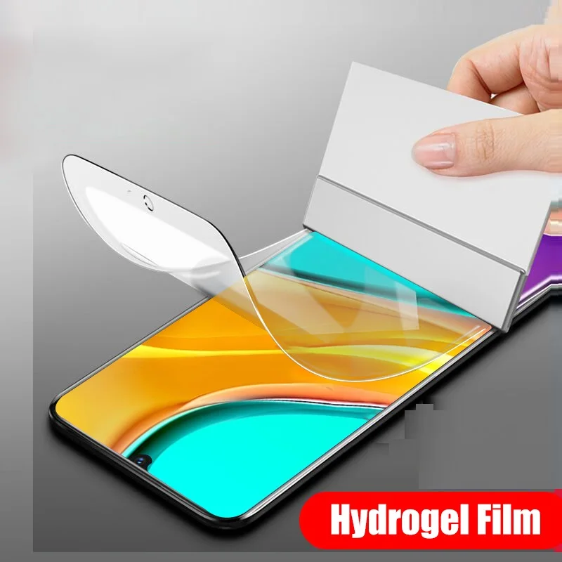 Full Cover Hydrogel Film For Oppo Realme C12 Screen Protector For Realme C12 C11 C15 C3 Case For Oppo Realme C12 Case