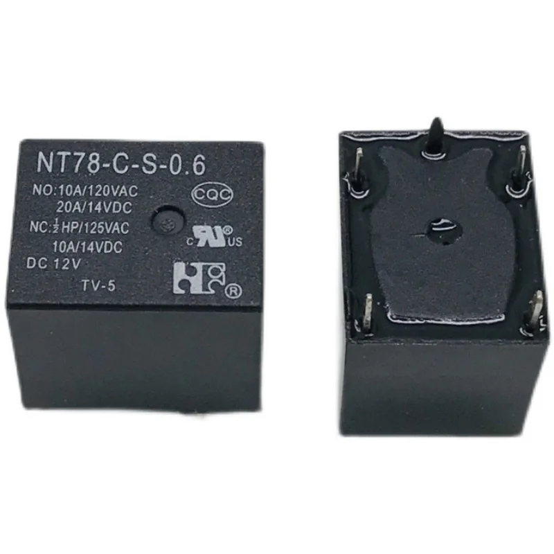 NT78-C-S-0.6-DC12V 5pin 20A14VDC carro 12VDC relés