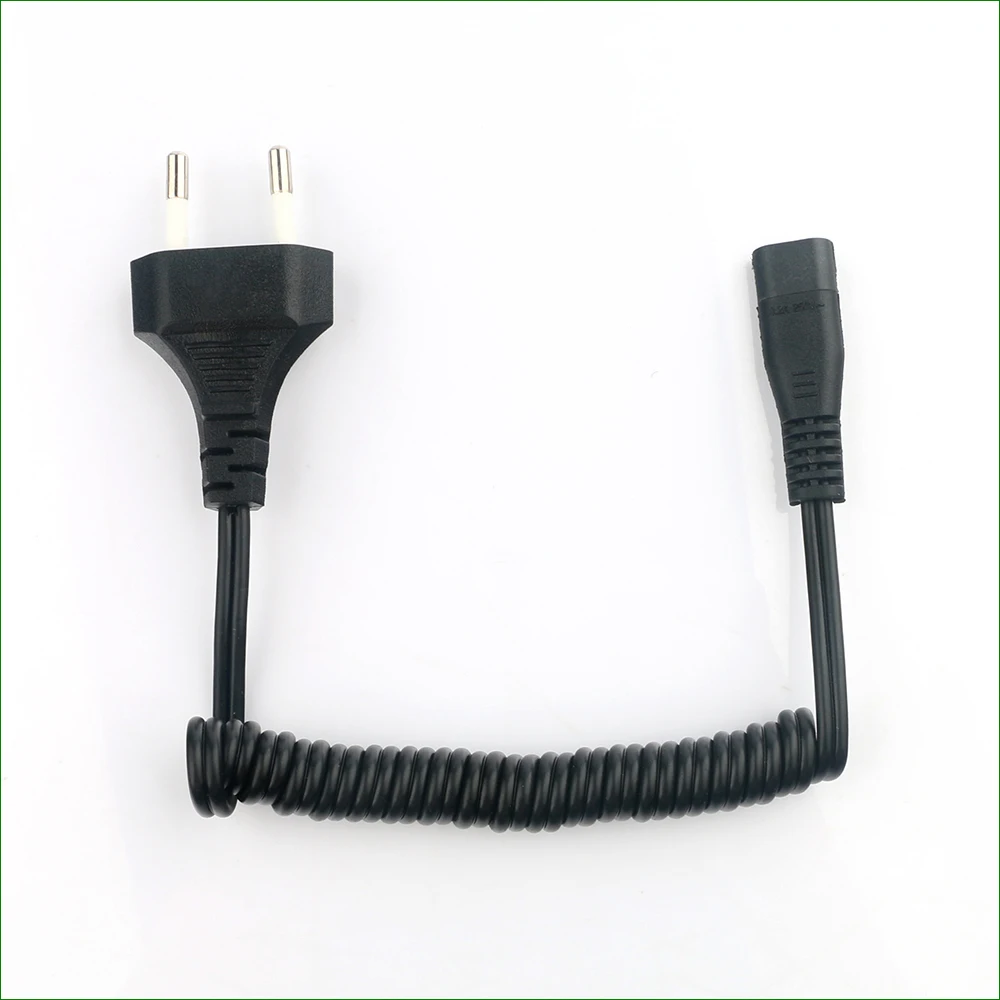 New EU Plug Charger Power Cord Adaptor For Philips Norelco shaver HQ5889 HQ6605 HQ6610 HQ6613 HQ6640 HQ6645 HQ6646 HQ6675