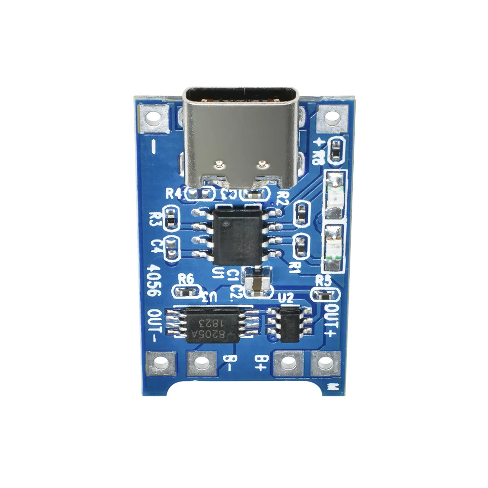 5V 1A Mini Micro USB 18650 tipo-c batería de litio Módulo de carga + protección Funciones Duales TP4056 18650