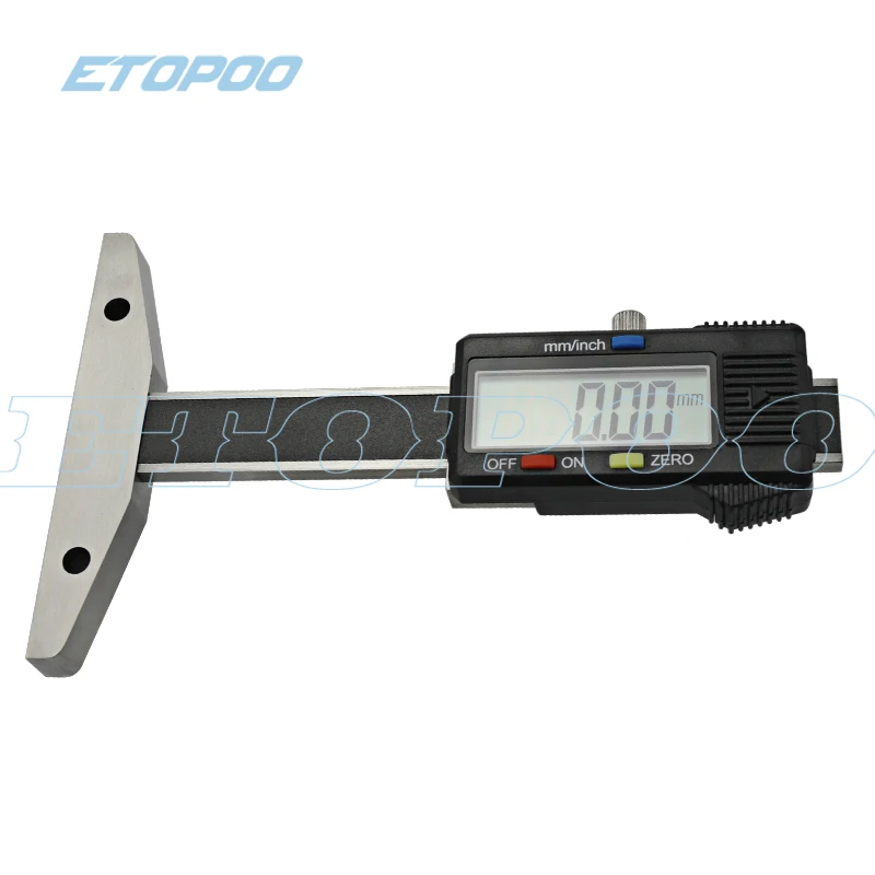 0-50mm 0-100mm 0-150mm  Digital Depth Gauge with Slim Rod electronic tire tread depth gauge Digital Depth Gauges with Thin Rod