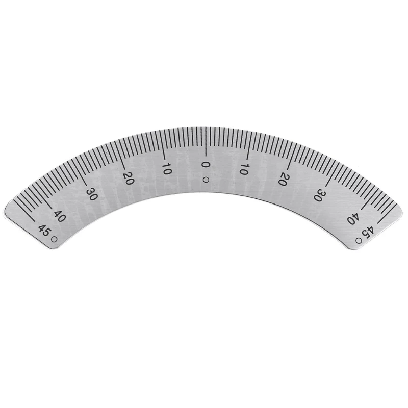 Angle Plate Scale ruler 45 Degree Angle Arc M1197 Protractors Milling Machine Part - Measuring Gauging Tools