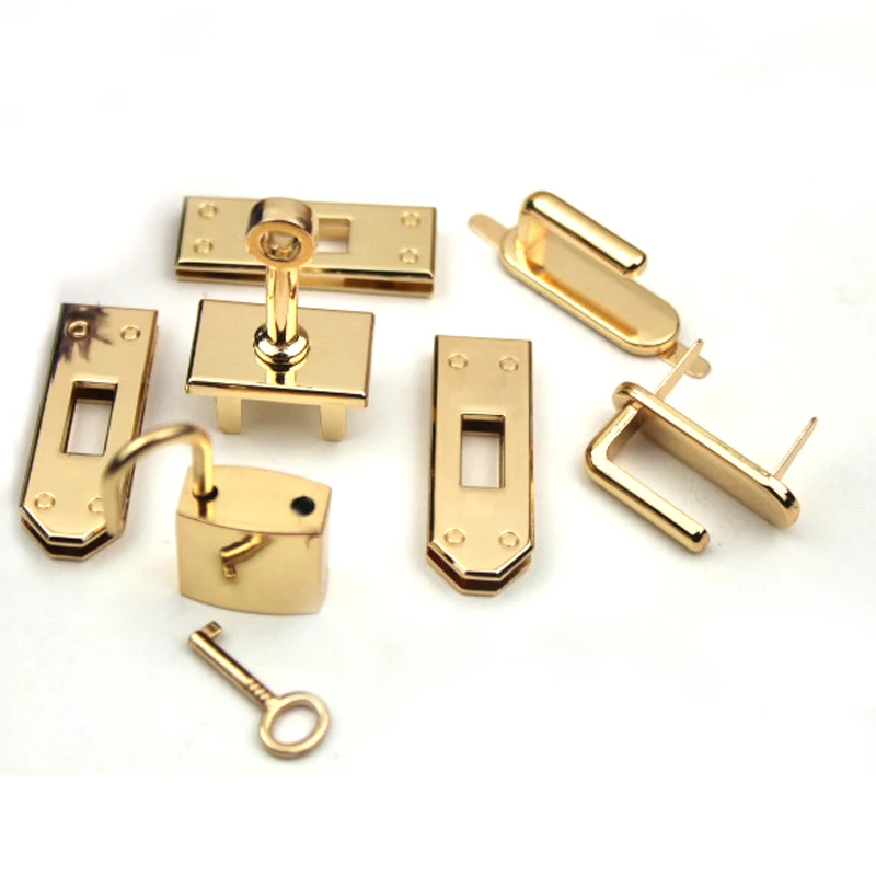 

Metal Clasp Turn Lock Hardware Twist locks for Handbag Shoulder Bag Purse Parts