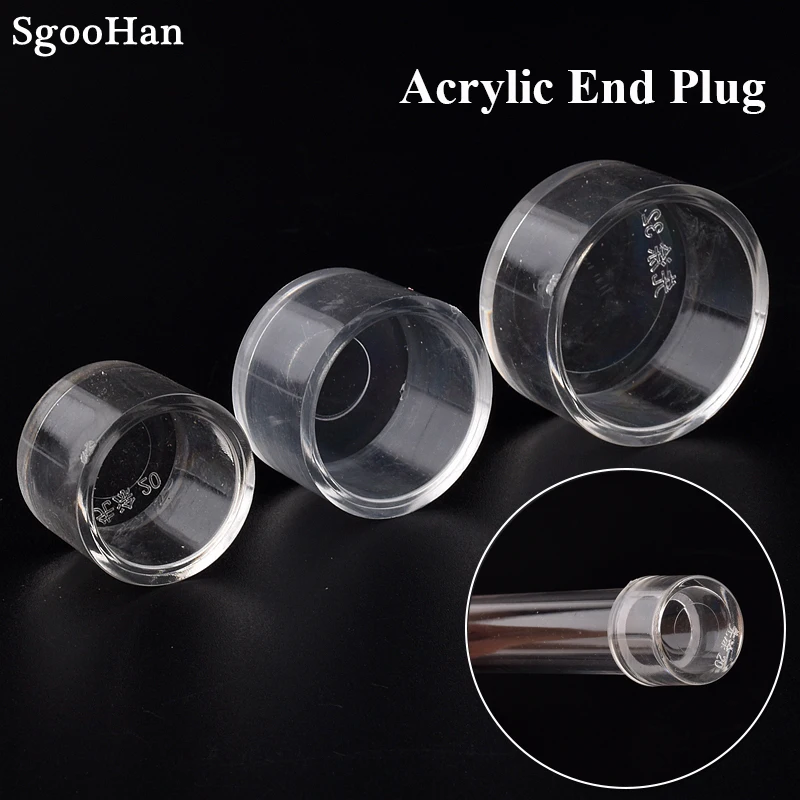 

2~10pcs ID 20~32mm Transparent Acrylic End Cap Aquarium Fish Tank End Plug Connector Plexiglass Water Supply Tube DIY Pipe Joint