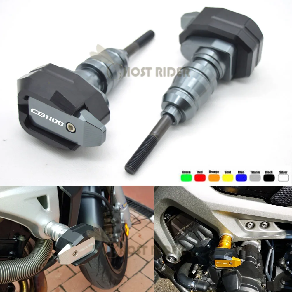 

Подходит для HONDA CB1100 CBR1100XX NC700 750 VFR1200 ST1300 X-11, ползунки для рамы мотоцикла, винт, защитная крышка от падения Gu