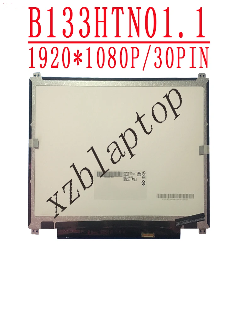 B133HTN01.1 13.3inch  LCD Display Matrix for Laptop 1920X1080 IPS FHD Matte 30Pin LED Screen Replacement