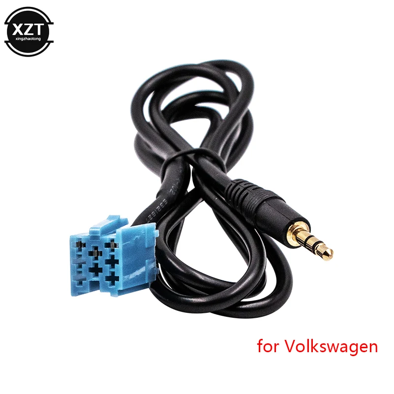 AUX Audio Input Cable Adaptor 3.5mm For Volkswagen Passat B5 Bora POLO Original Car Sapphire Brand CD Player Dedicated